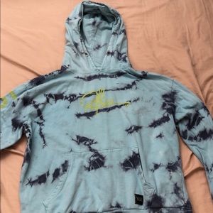 Young and reckless tie die hoodie